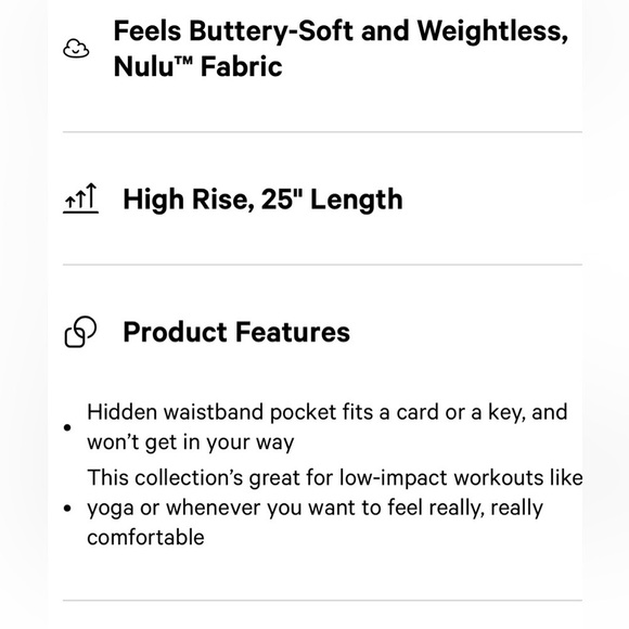 Rare Lululemon Align™ High-Rise 25" Shine Leggings – Radiant Foil Black – Size 2 - Picture 9 of 11